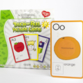 braille flash card showing card